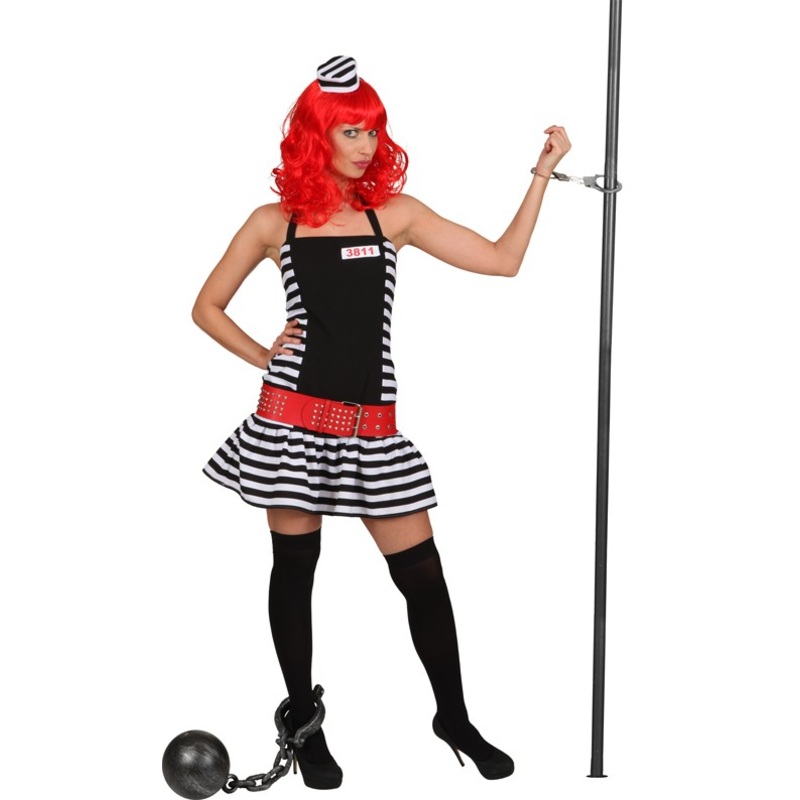 Sexy women's convict costume 36