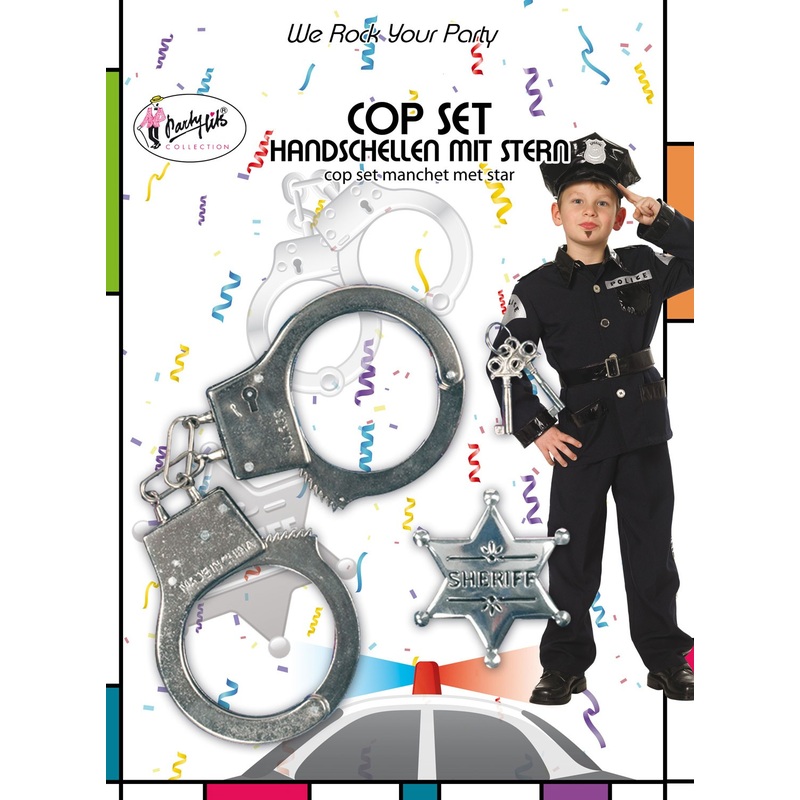 2-piece police costume accessories set