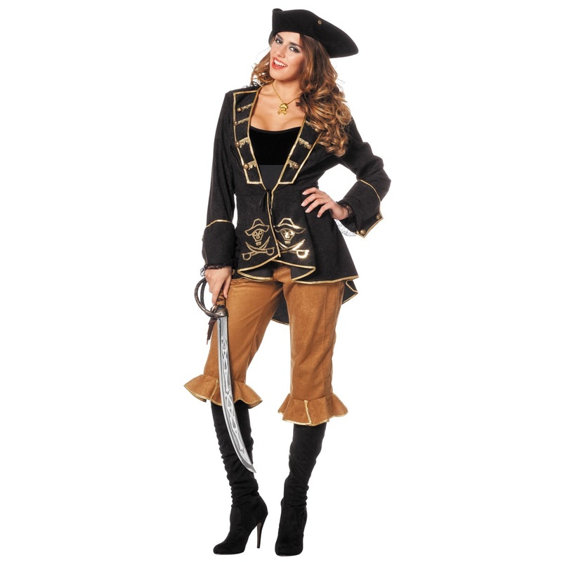 Adventure captain pirate ladies costume 36