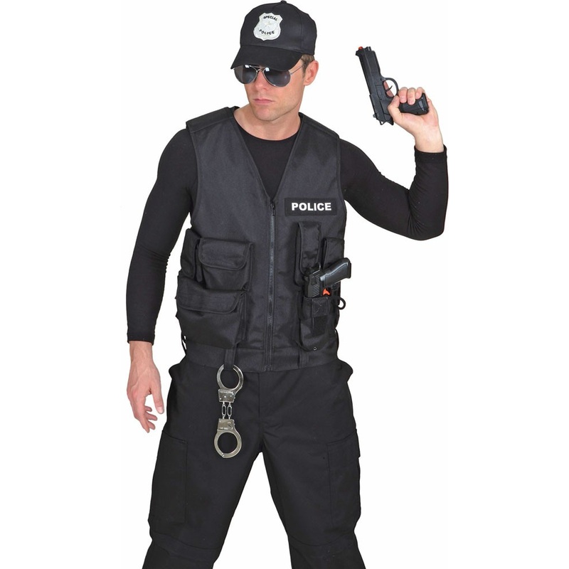 Black police vest
