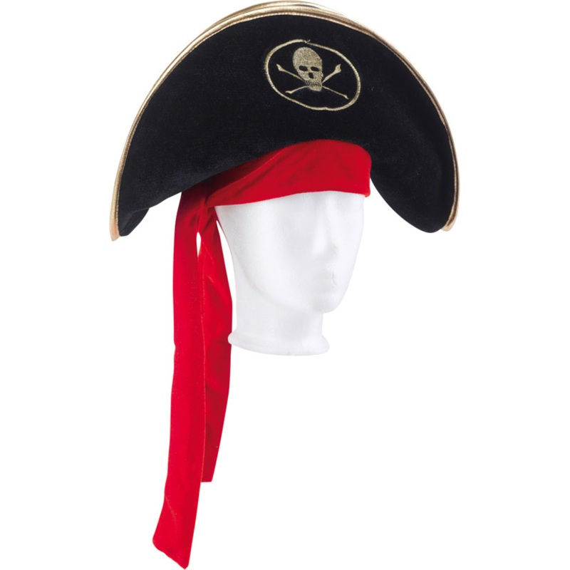 Caribbean pirate captain hat