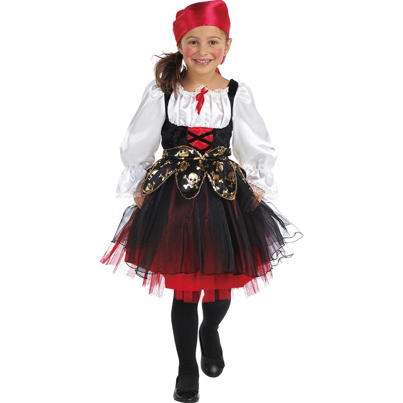 Cute pirate dress with headscarf for children 104