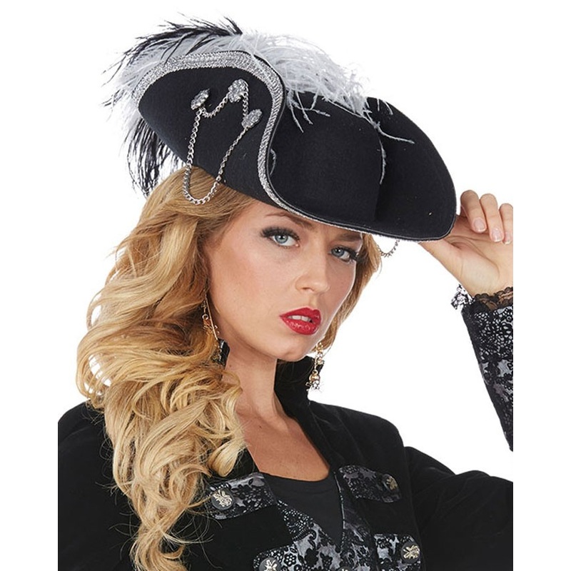 Extravagant pirate feather hat Lola