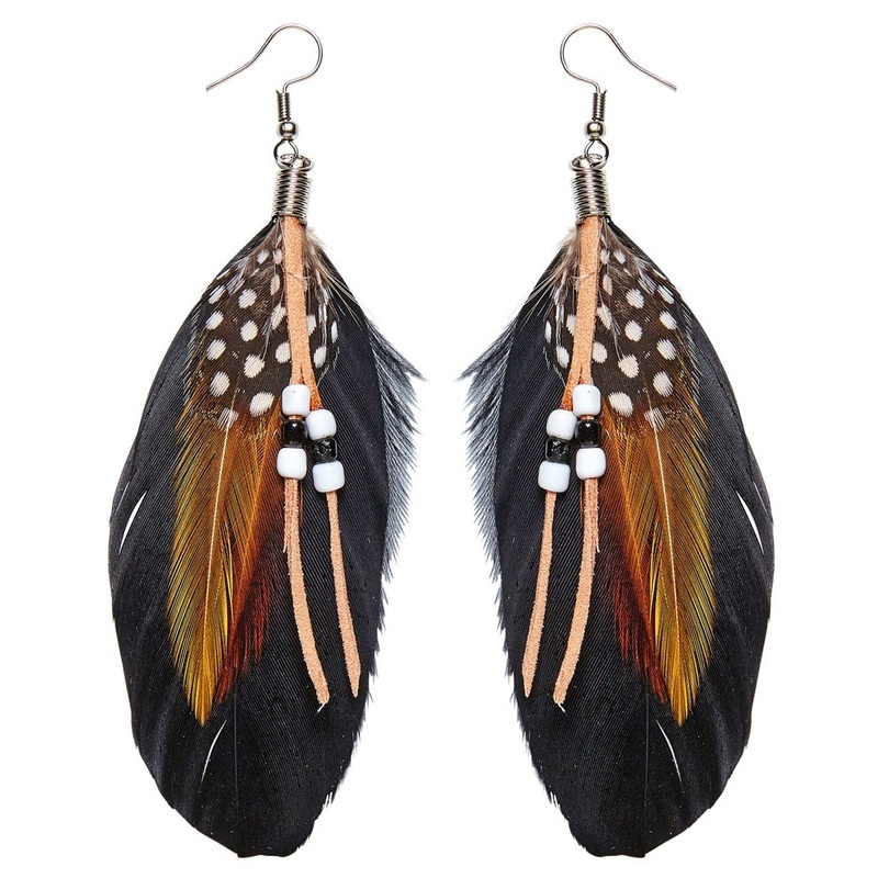 Feather earrings Hazel