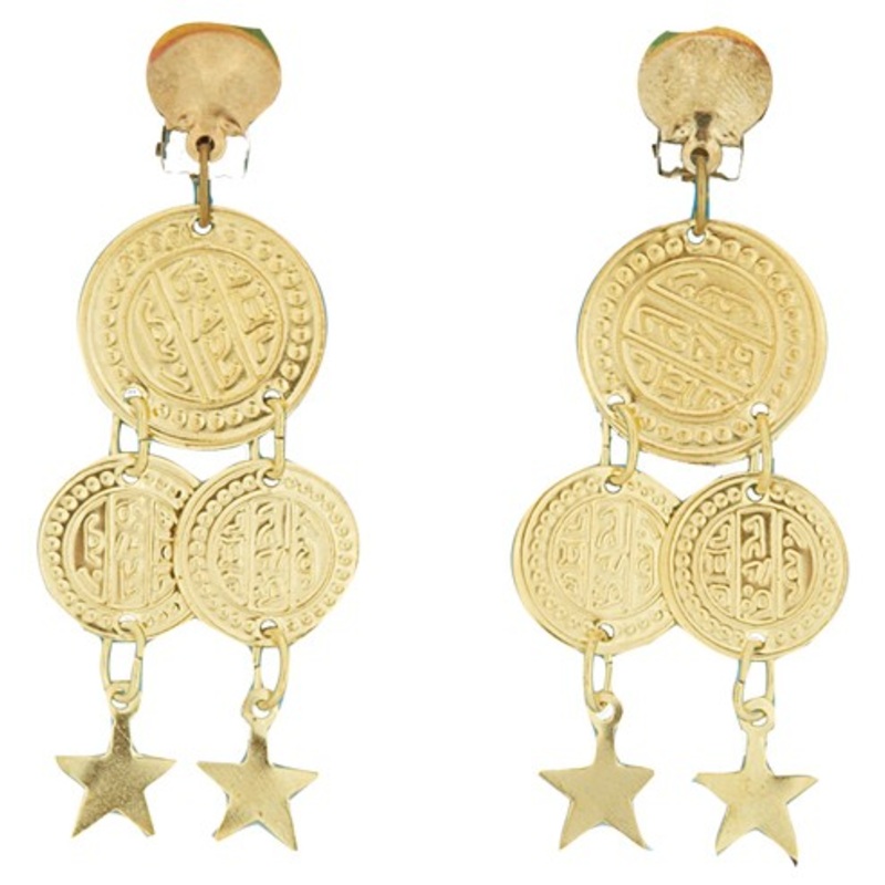 Golden Coins Earrings