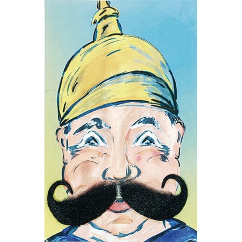 Kaiser Wilhelm Real Hair Beard Deluxe