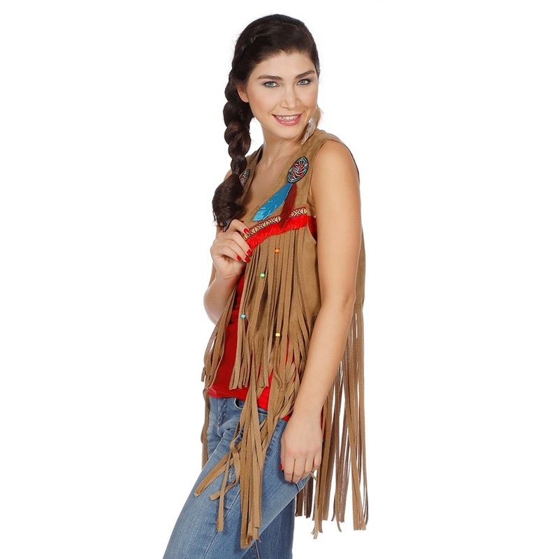 Kelly fringed vest for women 36
