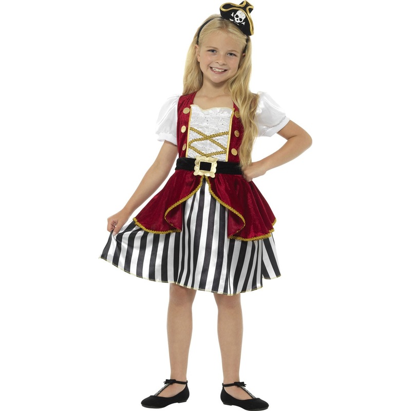 Little pirate bride Celina child costume