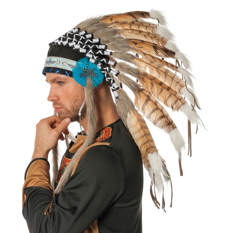 Mighty feather headdress for men