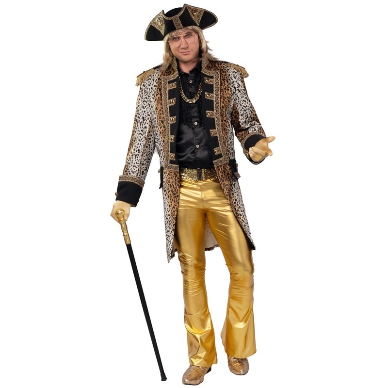 Pirate men's coat captain wildcat 48