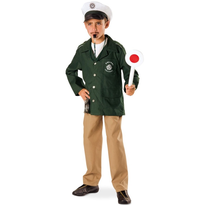 Student pilot police costume for children 104