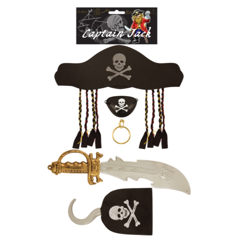5-piece pirate costume set for children
