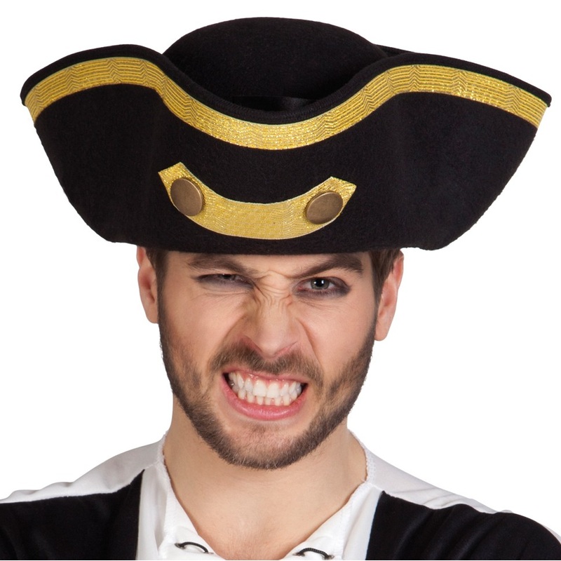 Admiral Musketeer Tricorne Hat