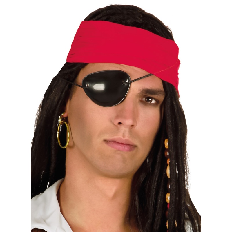 Black pirate jewelry set 2 pieces