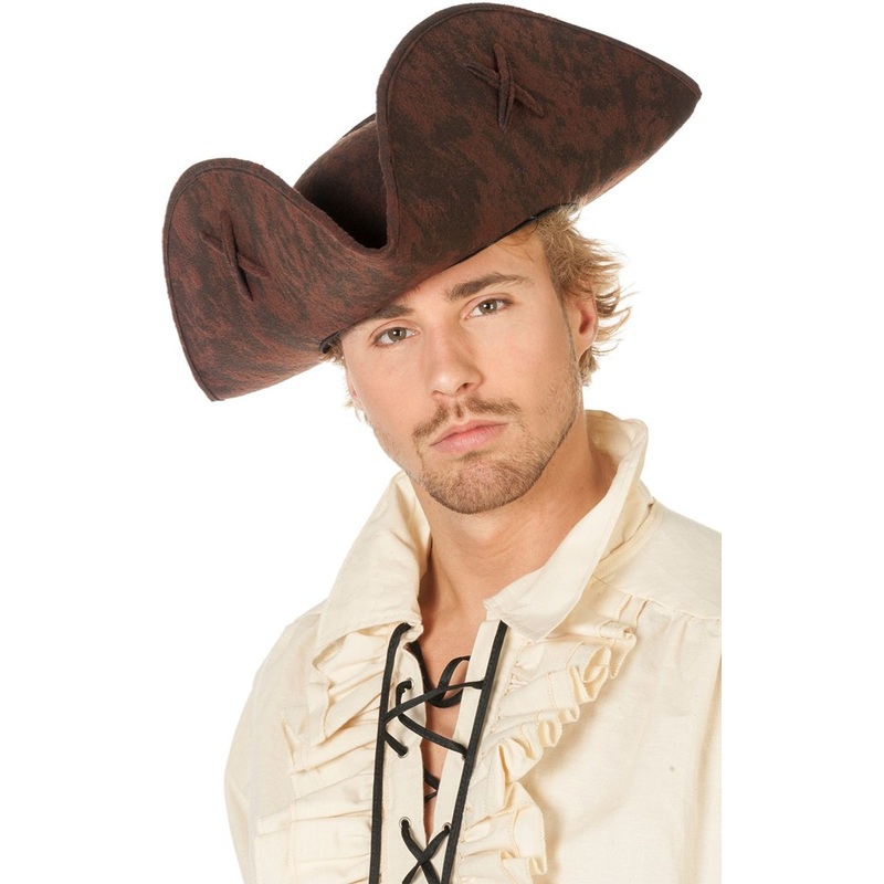 Brown Captain Sparrow pirate hat