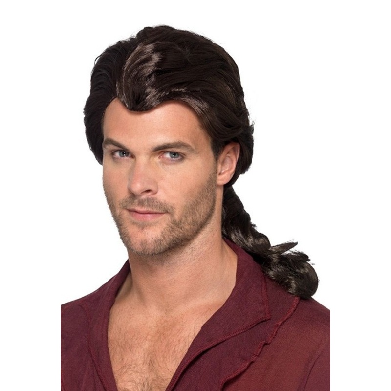Brown pirate wig flint