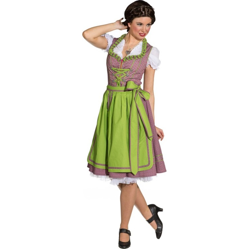 Dirndl Sina Pink Green 36
