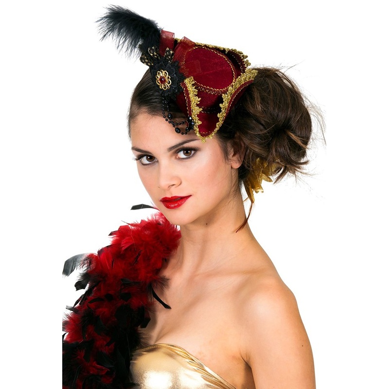 Noble pirate bridal tricorn hat