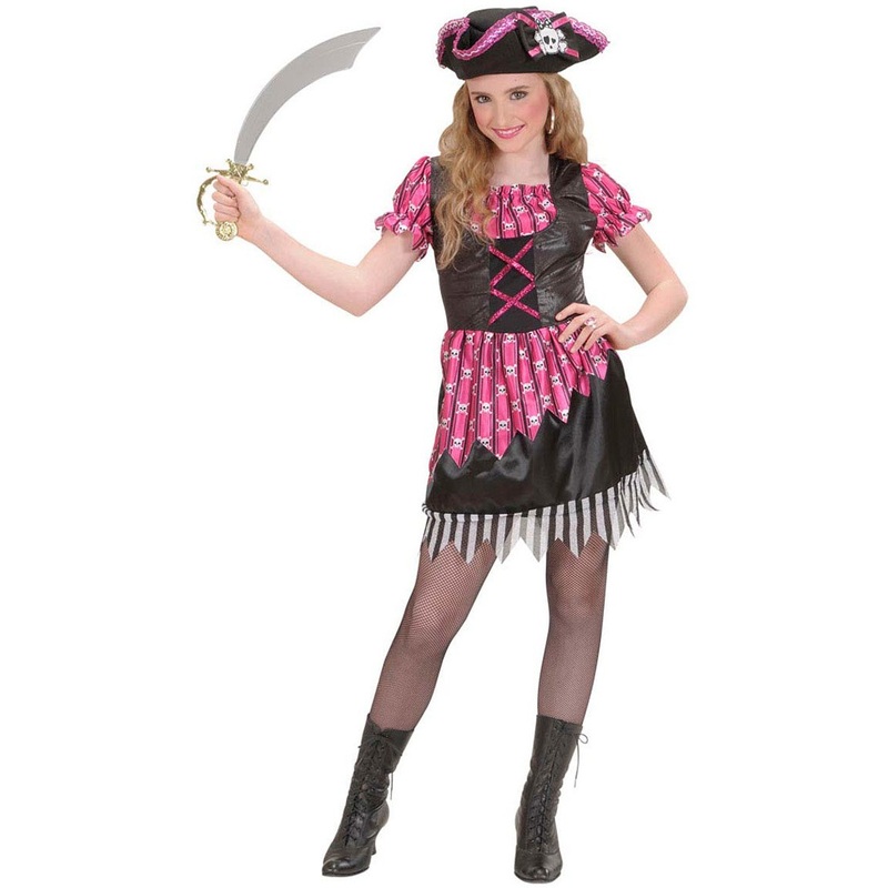 Pink pirate lady costume