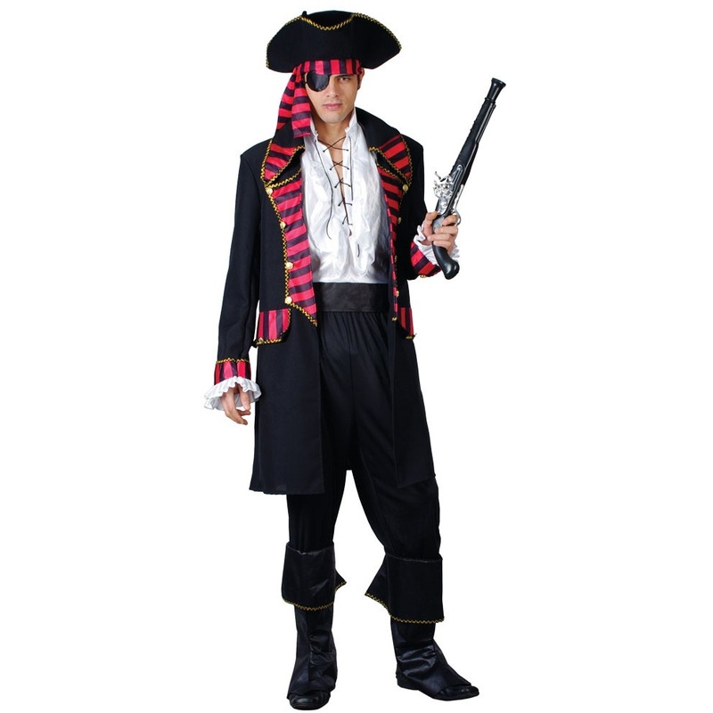 Pirate Admiral Roberts men's costume S