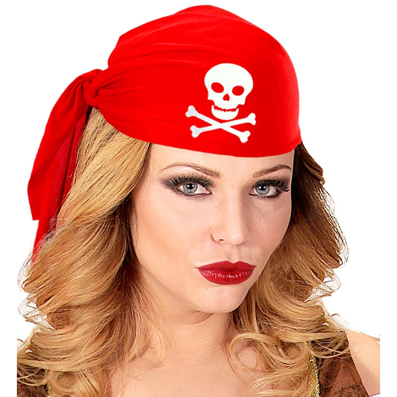 Pirate cap bandana red