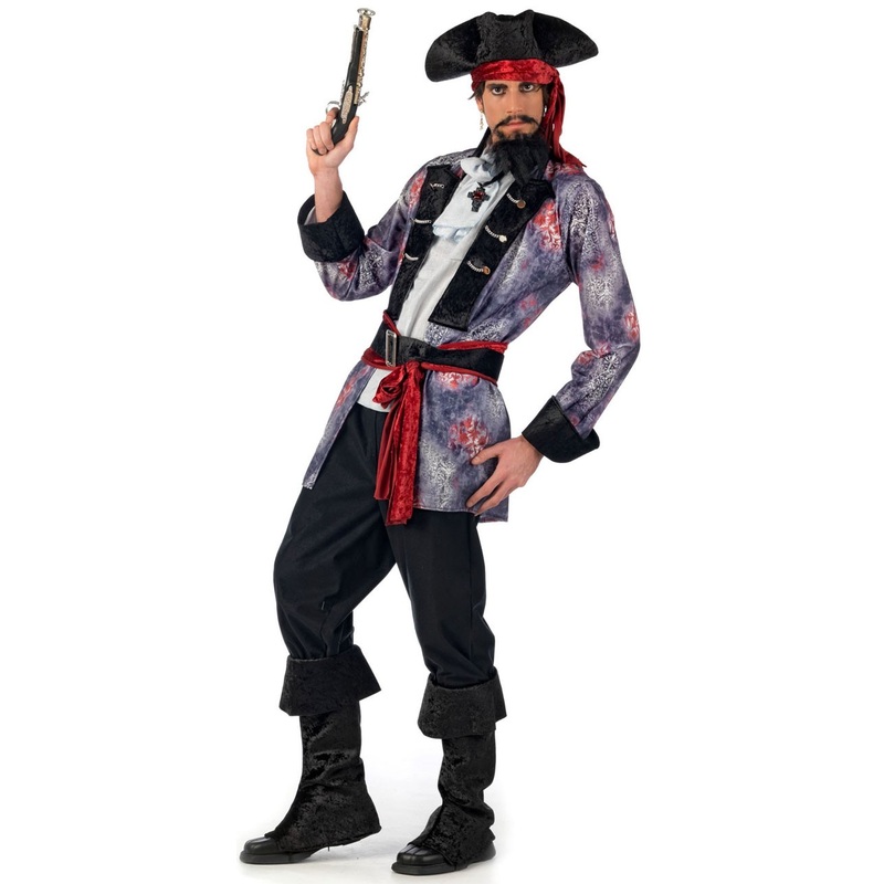 Pirate captain treasurer men's costume M