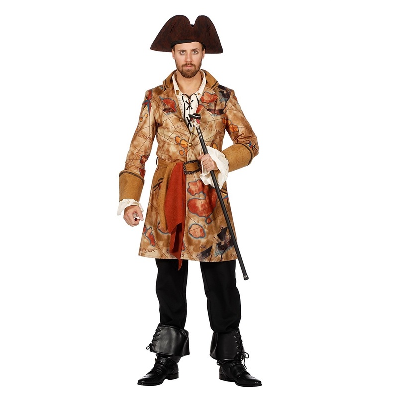 Pirate tank head deluxe men's costume 48