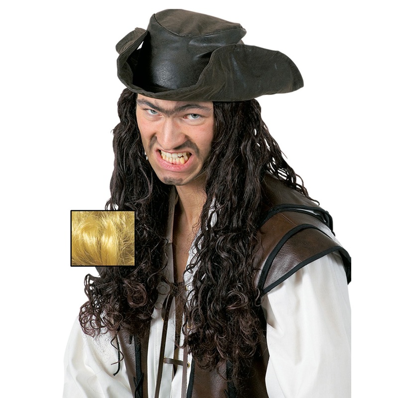 Pirate wig Jacko with hat