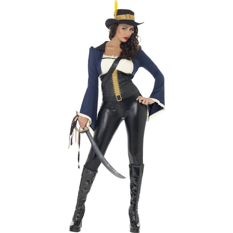Sexy pirate bride Vicky ladies costume S