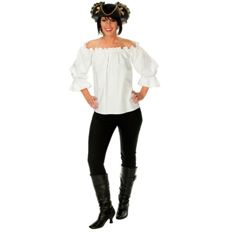 Simple pirate blouse for women 36