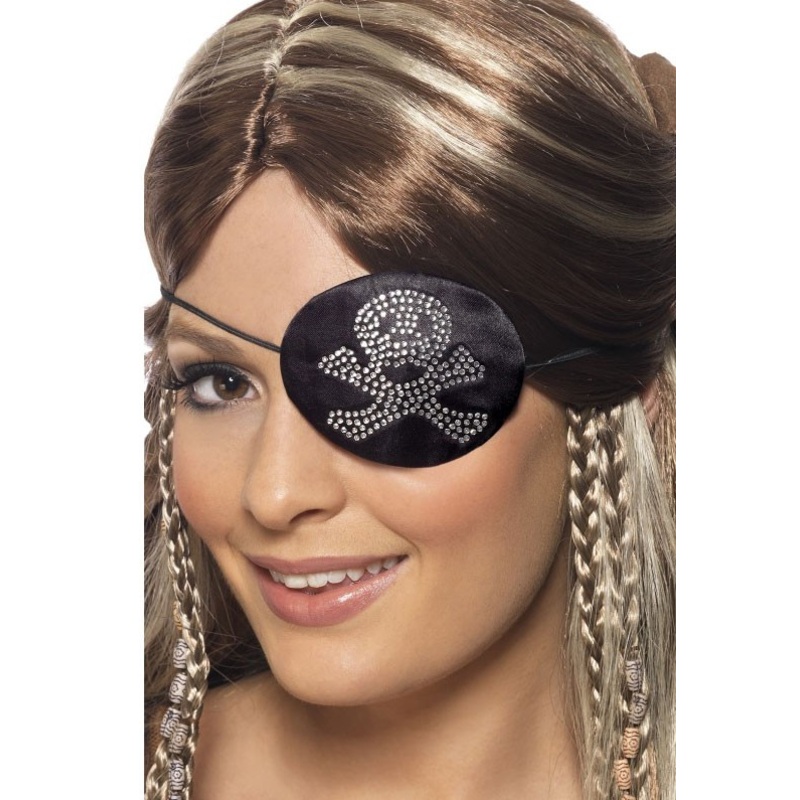 Skull pirate eye patch