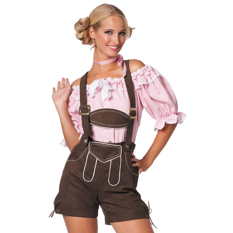 Smart Oktoberfest blouse in pink 36