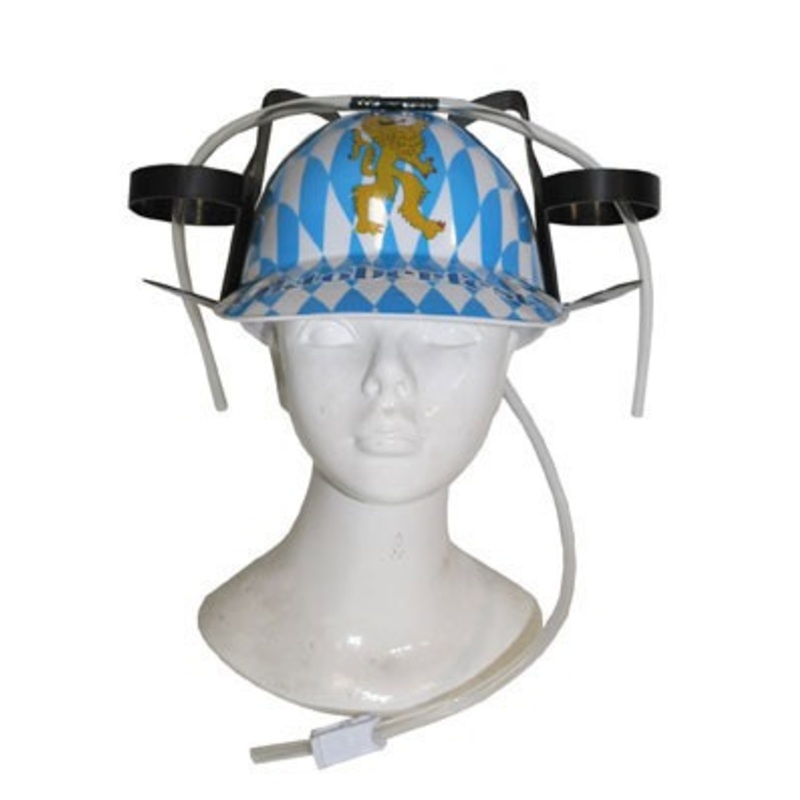 Bavarian Oktoberfest drinking helmet