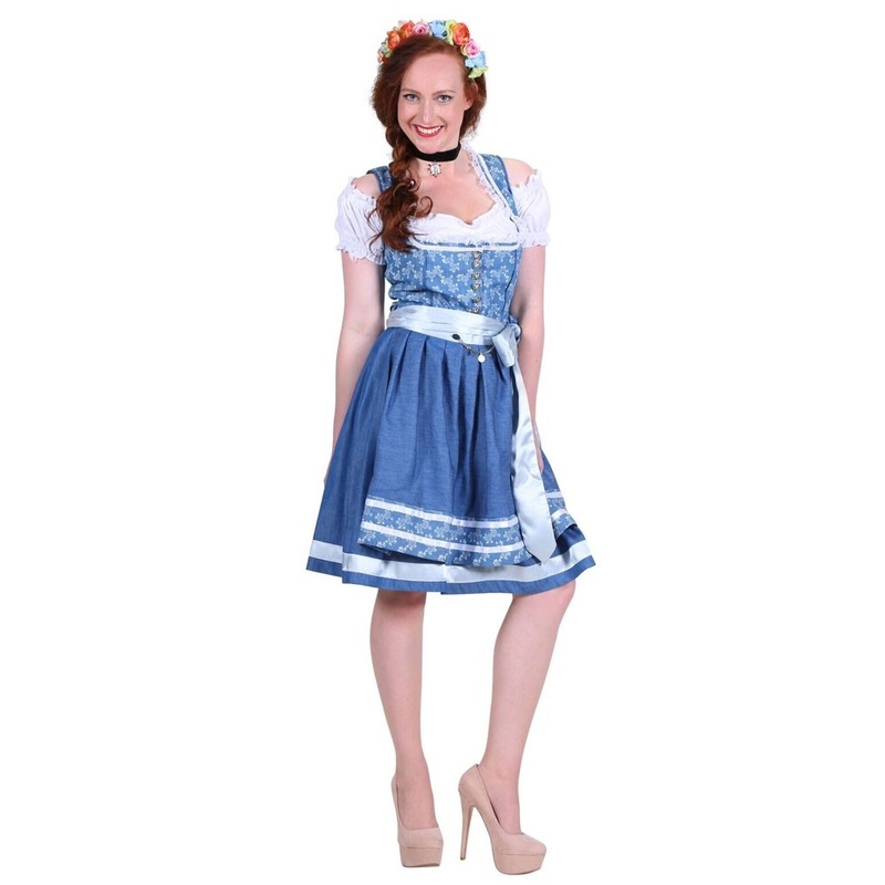 Blue dirndl Leila 36