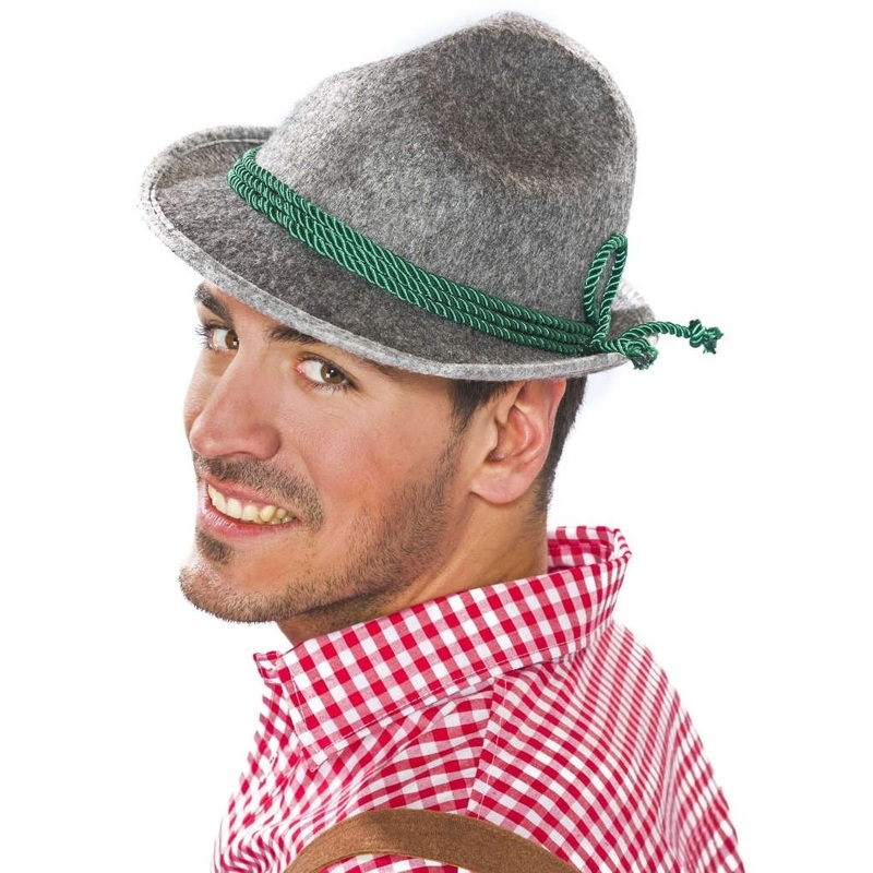 Marte traditional hat with green cord