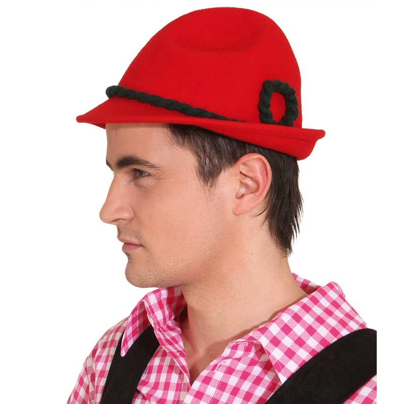 Red traditional hat Seppl