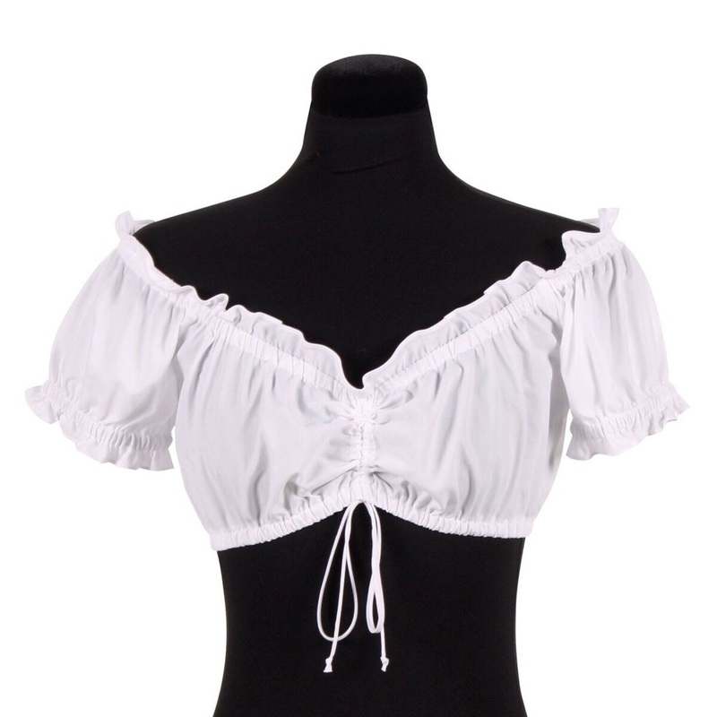 White dirndl blouse Odette 36