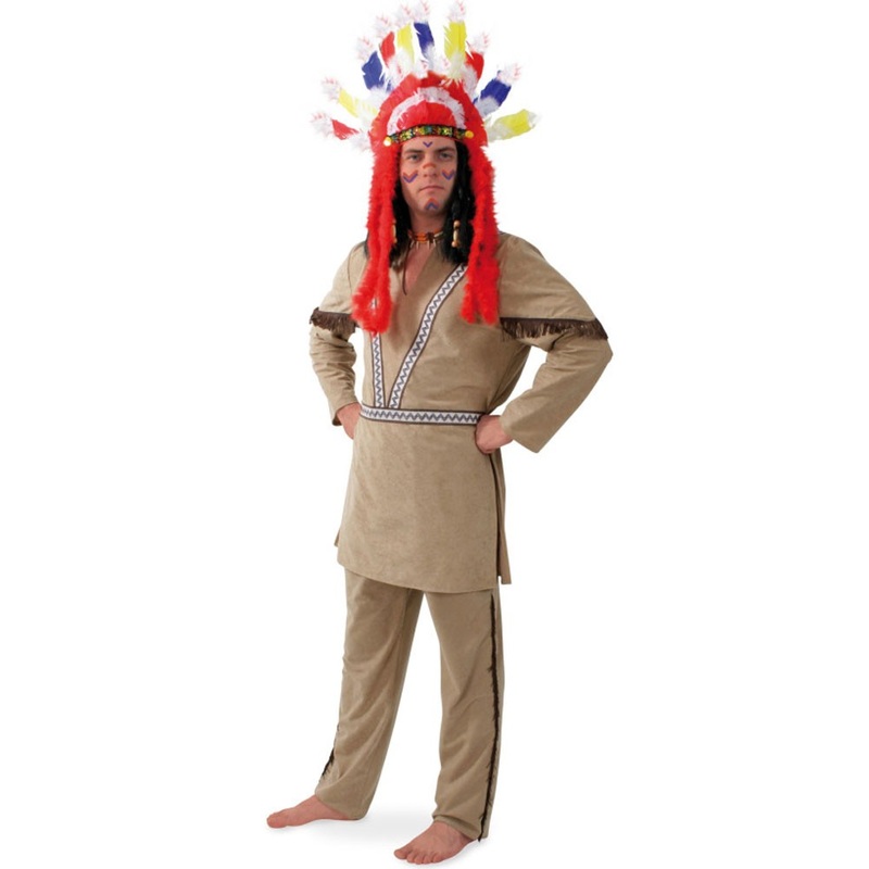 Big bear Indian chief costume L