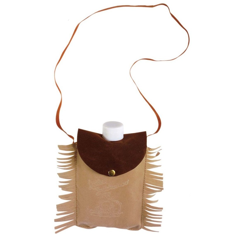 Bottle In Indian Fringed Pocket