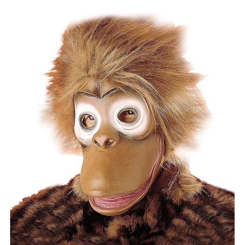 Charles monkey mask with hair