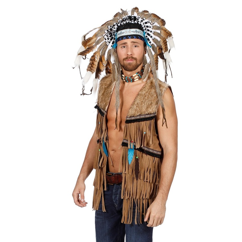 Cool Indian fringed vest 48