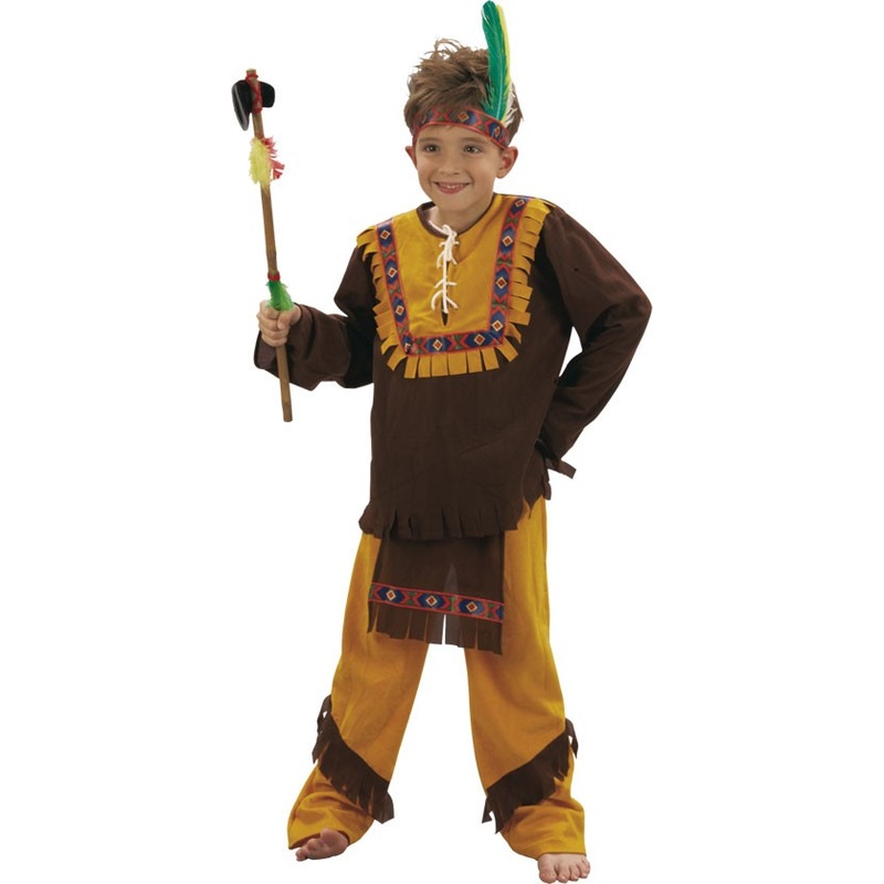 Indian brave bear child costume