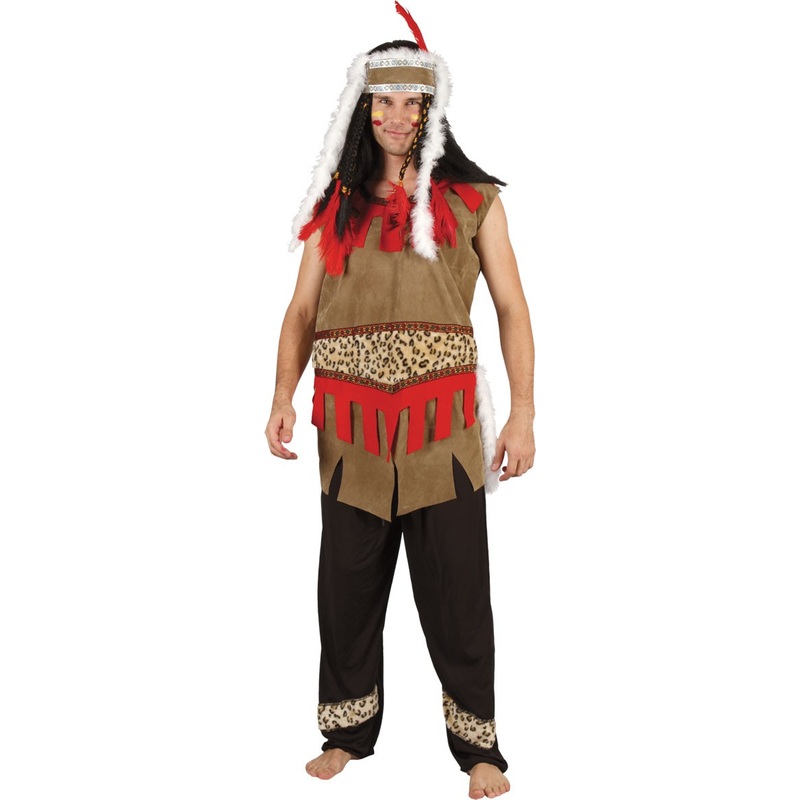 Indian chief mens costume