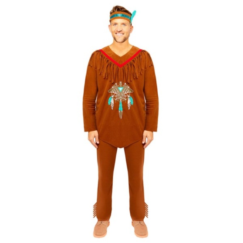 Indian men s costume Blue Bird M-L