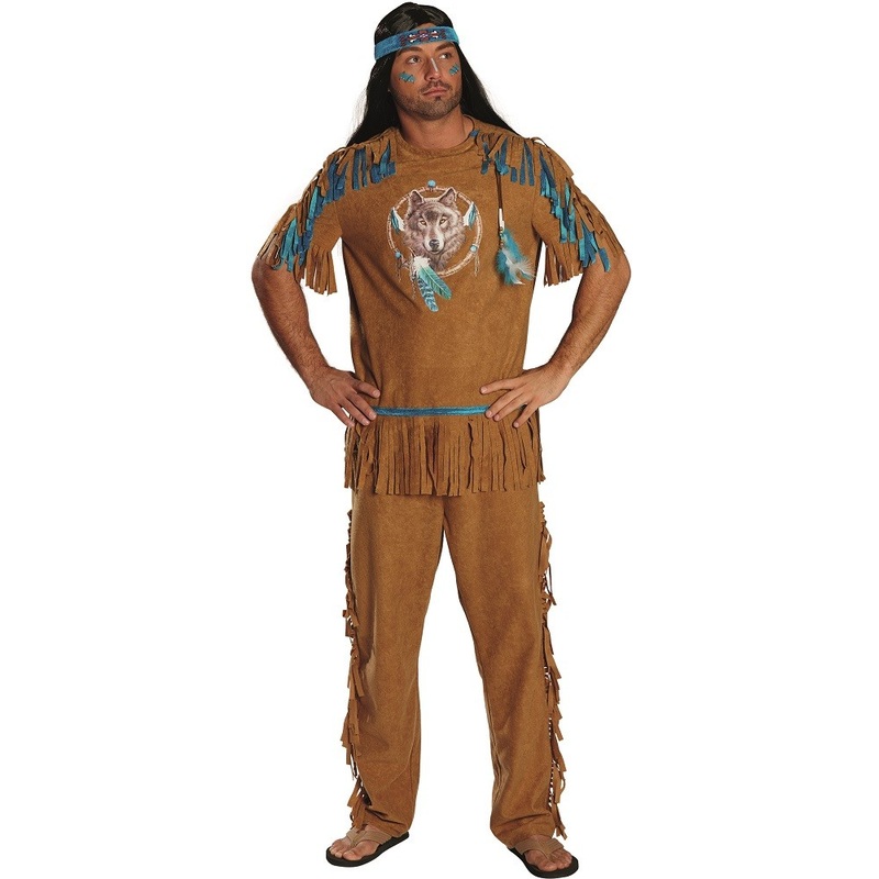 Indian men's costume lone wolf 50