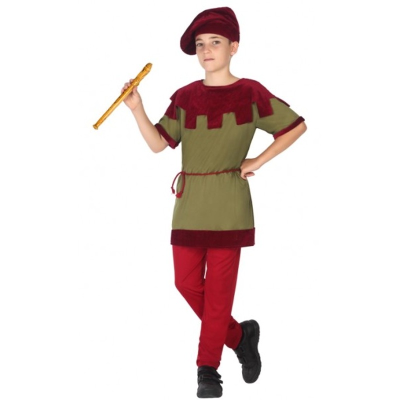 Medieval court musician child costume