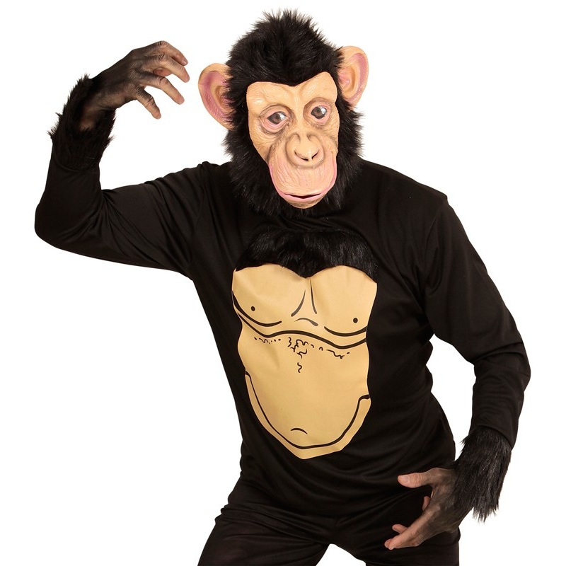 Monkey sweater with mask M-L