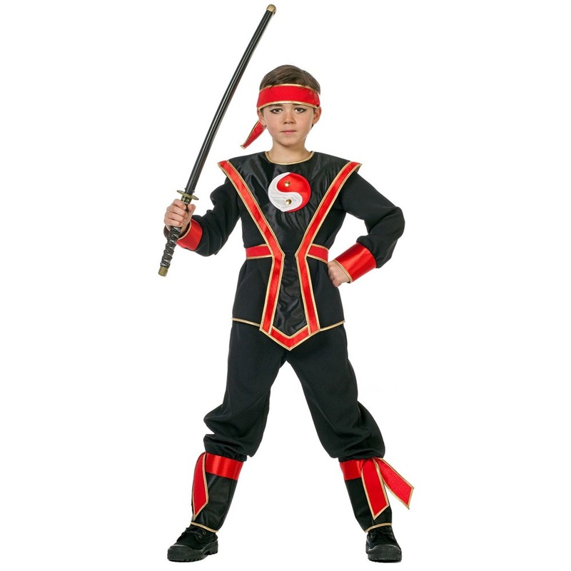 Ninja fighter child costume 116