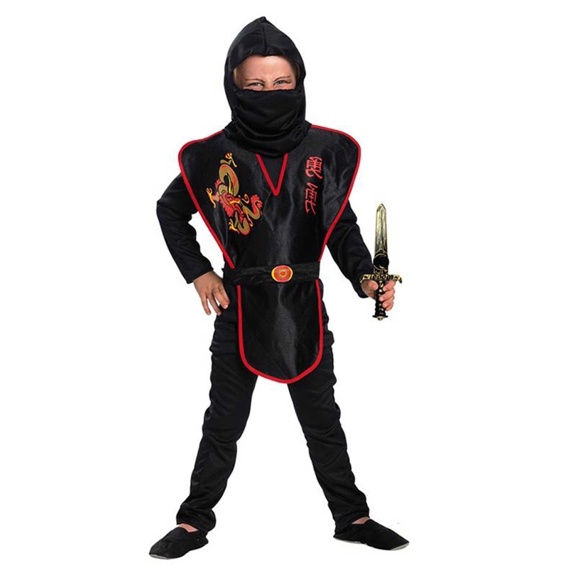 Ninja warrior child costume 116