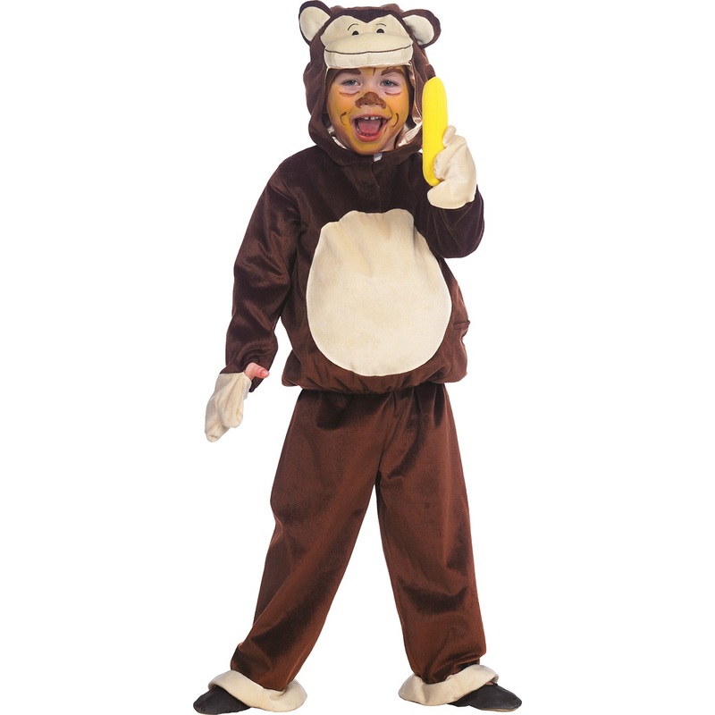 Plush monkey Coco child costume 98